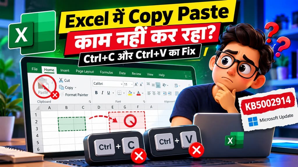 excel copy paste not working