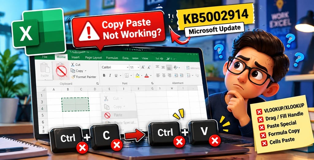 Excel VLOOKUP XLOOKUP Copy Paste Drag और Paste Special operations